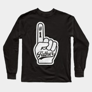 Number One Father baseball style sports Long Sleeve T-Shirt